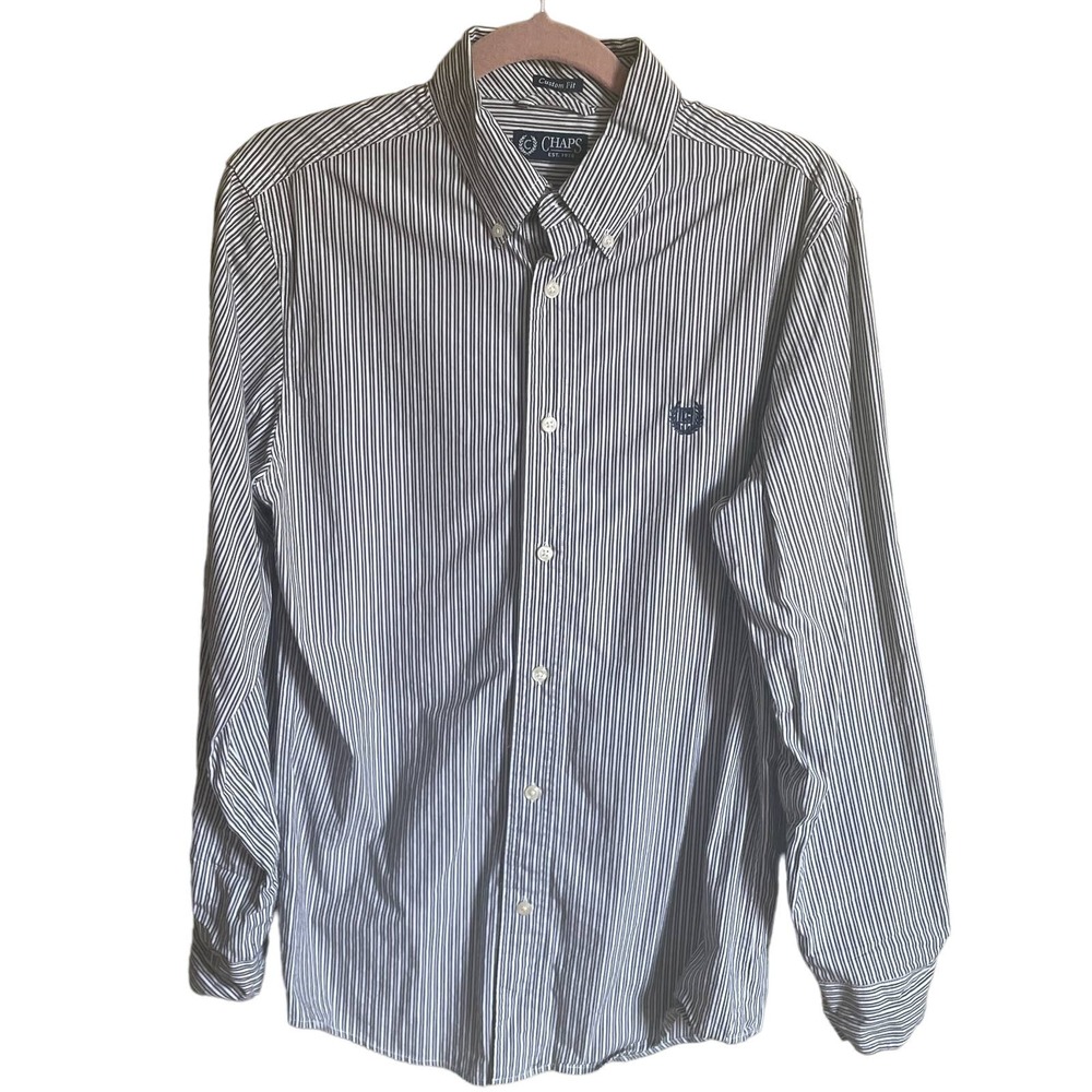 Chaps 100% Cotton Button Down Size Small - image 1